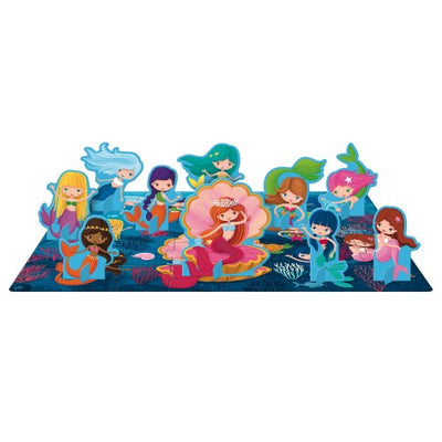 Learn Numbers Mermaid 3D Puzzle and Book Set (40pc) by Sassi Junior - Friends of K