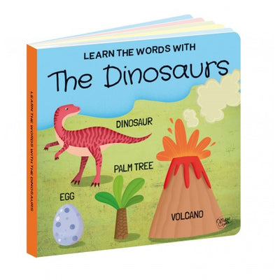 Learn Words Dinosaurs 3D Puzzle and Book Set (40pc) by Sassi Junior - Friends of K