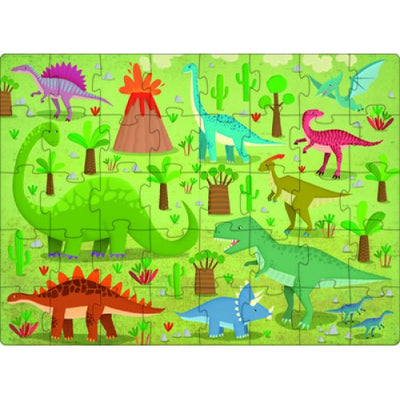 Learn Words Dinosaurs 3D Puzzle and Book Set (40pc) by Sassi Junior - Friends of K