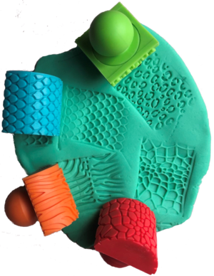 Sea Glass Teal Playdough (Spearmint Scented) by Wild Dough Co - Friends of K