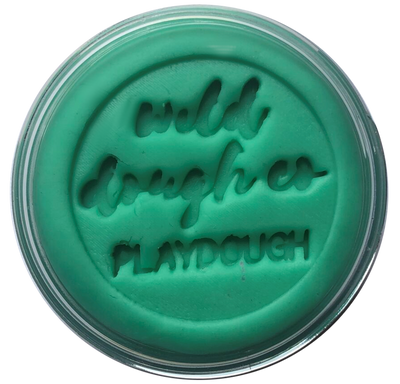 Sea Glass Teal Playdough (Spearmint Scented) by Wild Dough Co - Friends of K