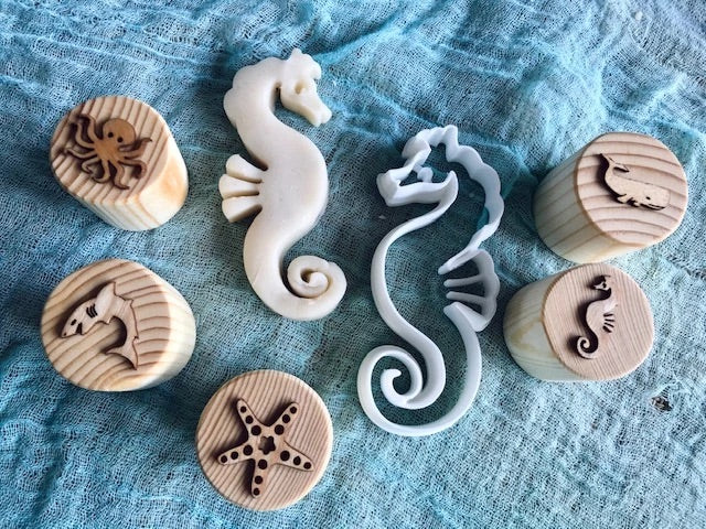 Sea Horse Bio Cutter by Beadie Bug Play - Friends of K