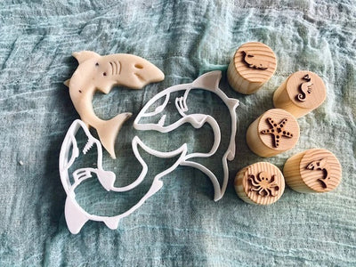 Shark Bio Cutter by Beadie Bug Play - Friends of K