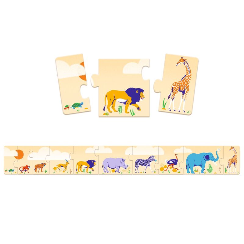Small & Big 10pc Puzzle by Djeco - Friends of K