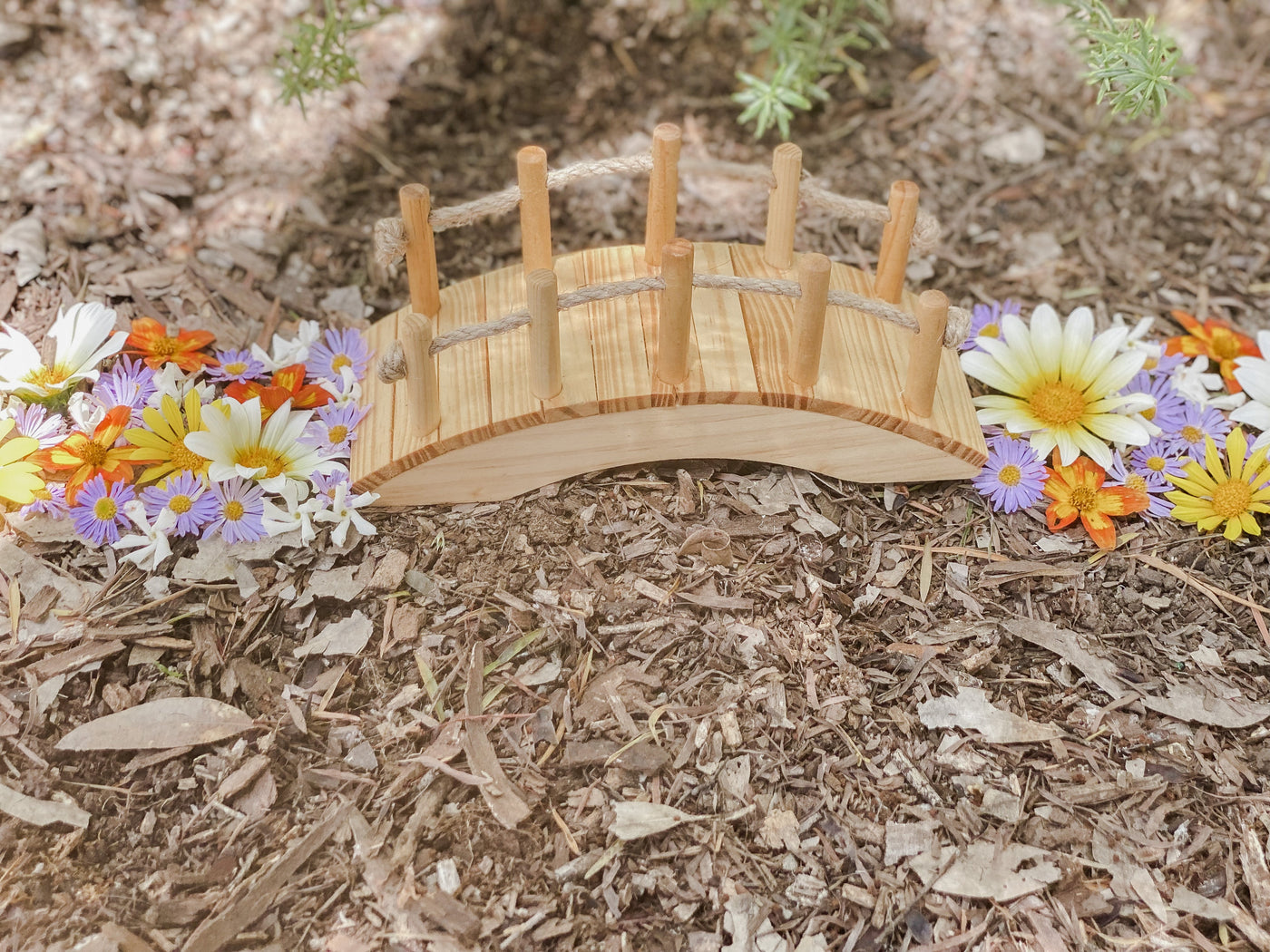 Small World Wooden Bridge by Explore Nook - Friends of K