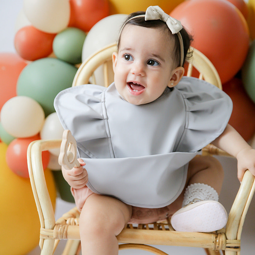 Waterproof Snuggle Bib - Dove Frill by Snuggle Hunny Kids - Friends of K