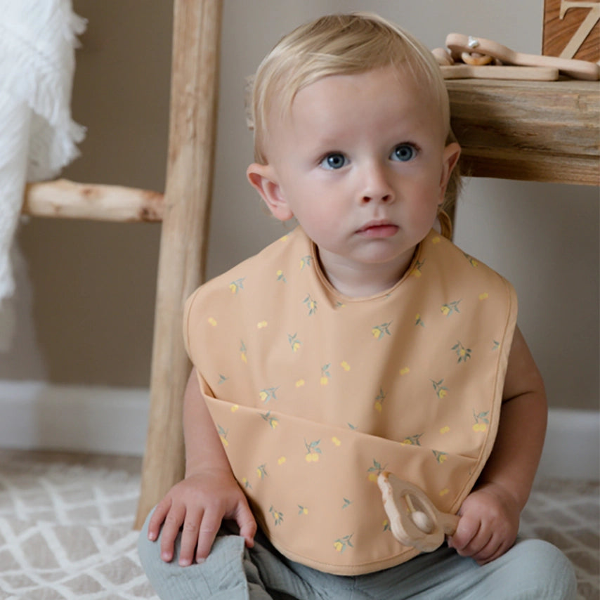 Waterproof Snuggle Bib - Lemon by Snuggle Hunny Kids - Friends of K