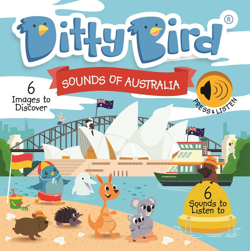 Sounds of Australia Board Book by Ditty Bird - Friends of K