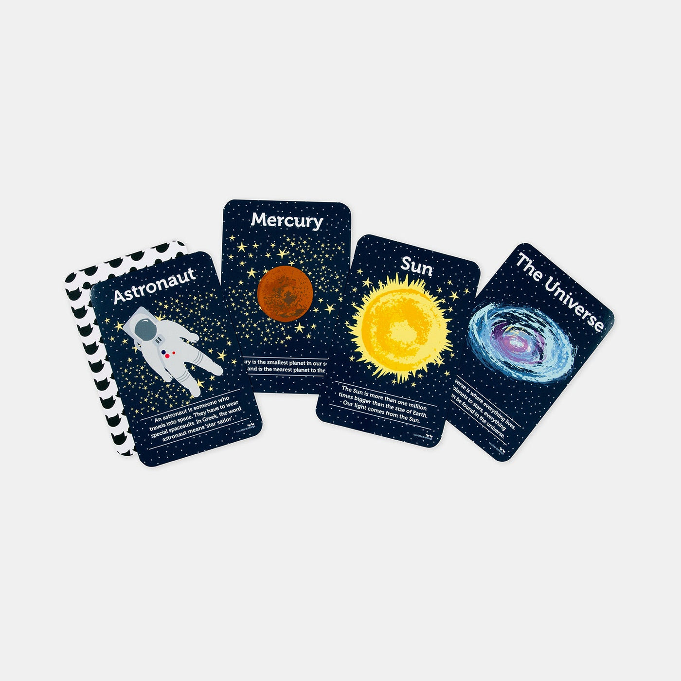 Space Flash Cards by Two Little Ducklings - Friends of K