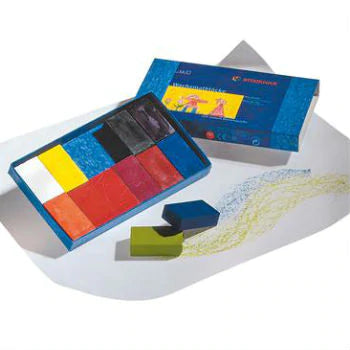 Stockmar Wax Crayons 12 Blocks in Cardboard Box by Stockmar - Friends of K