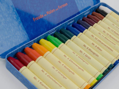 Stockmar Wax Stick Crayons Tin of 16 Wax Crayons by Stockmar - Friends of K