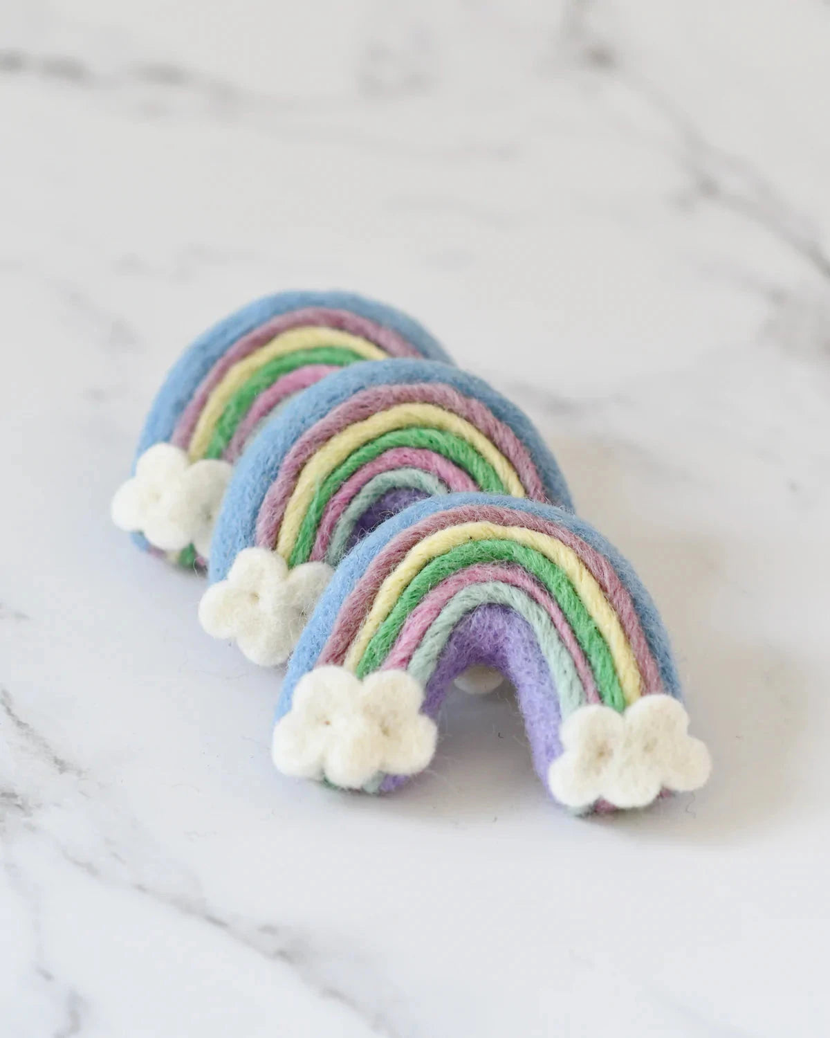 Tara Treasures | Felt Rainbows (Pastel Coloured) - 3 Rainbows by Tara Treasures - Friends of K