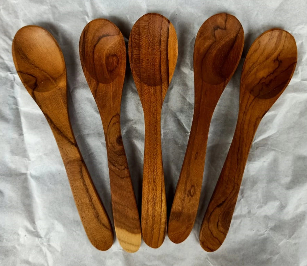 Teak Ice Cream Spoon by Papoose - Friends of K