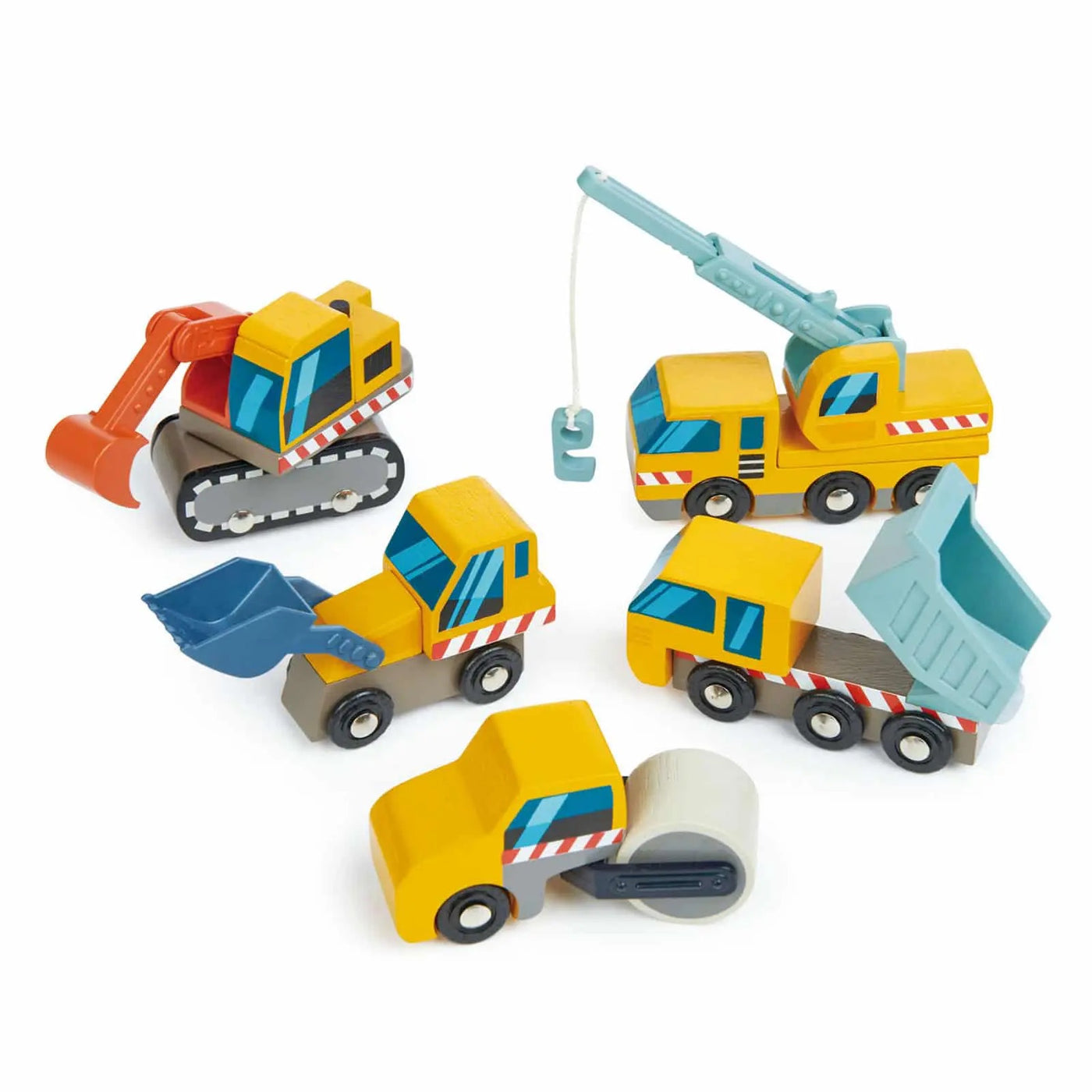 Wooden Construction Car Set by Tender Leaf Toys - Friends of K