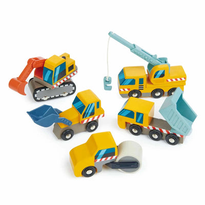 Wooden Construction Car Set by Tender Leaf Toys - Friends of K