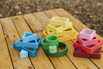 Stacking Rainbows by The Freckled Frog - Friends of K