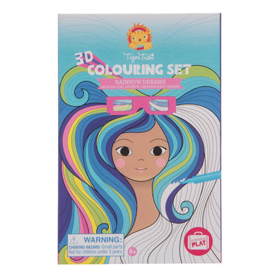 3D Colouring Set - Rainbow Dreams by Tiger Tribe - Friends of K