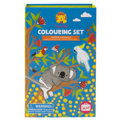 Colouring Set - Aussie Animals by Tiger Tribe - Friends of K