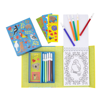 Colouring Set - Aussie Animals by Tiger Tribe - Friends of K