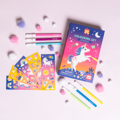 Colouring Set - Unicorn Magic by Tiger Tribe - Friends of K