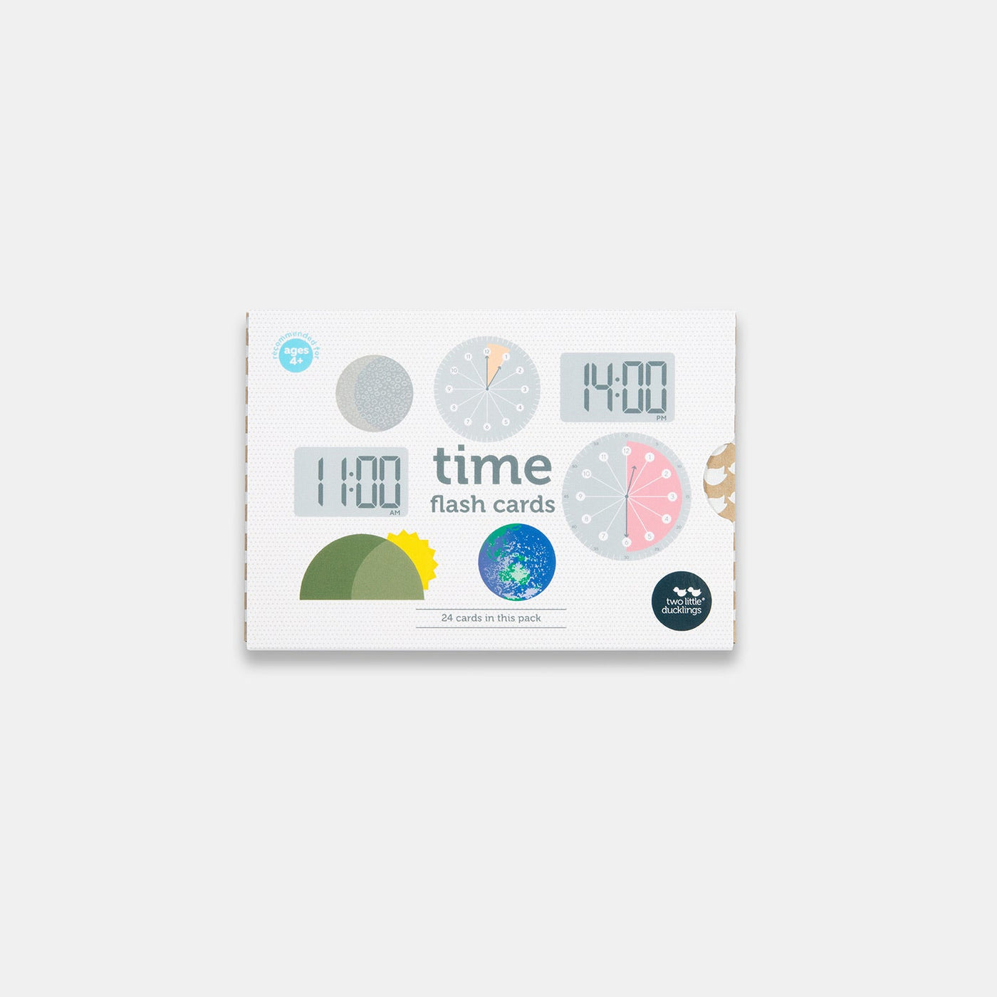 Time Flash Cards by Two Little Ducklings - Friends of K