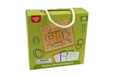 Creative Rubber Band Geoboard Pattern Puzzle Game by Tooky Toy - Friends of K