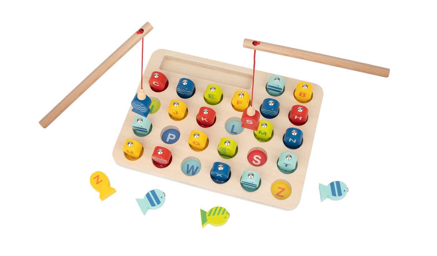 Magnetic Fishing Game with Alphabet by Tooky Toy - Friends of K