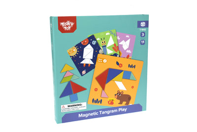 Magnetic Tangram Play Brainteaser Puzzle by Tooky Toy - Friends of K