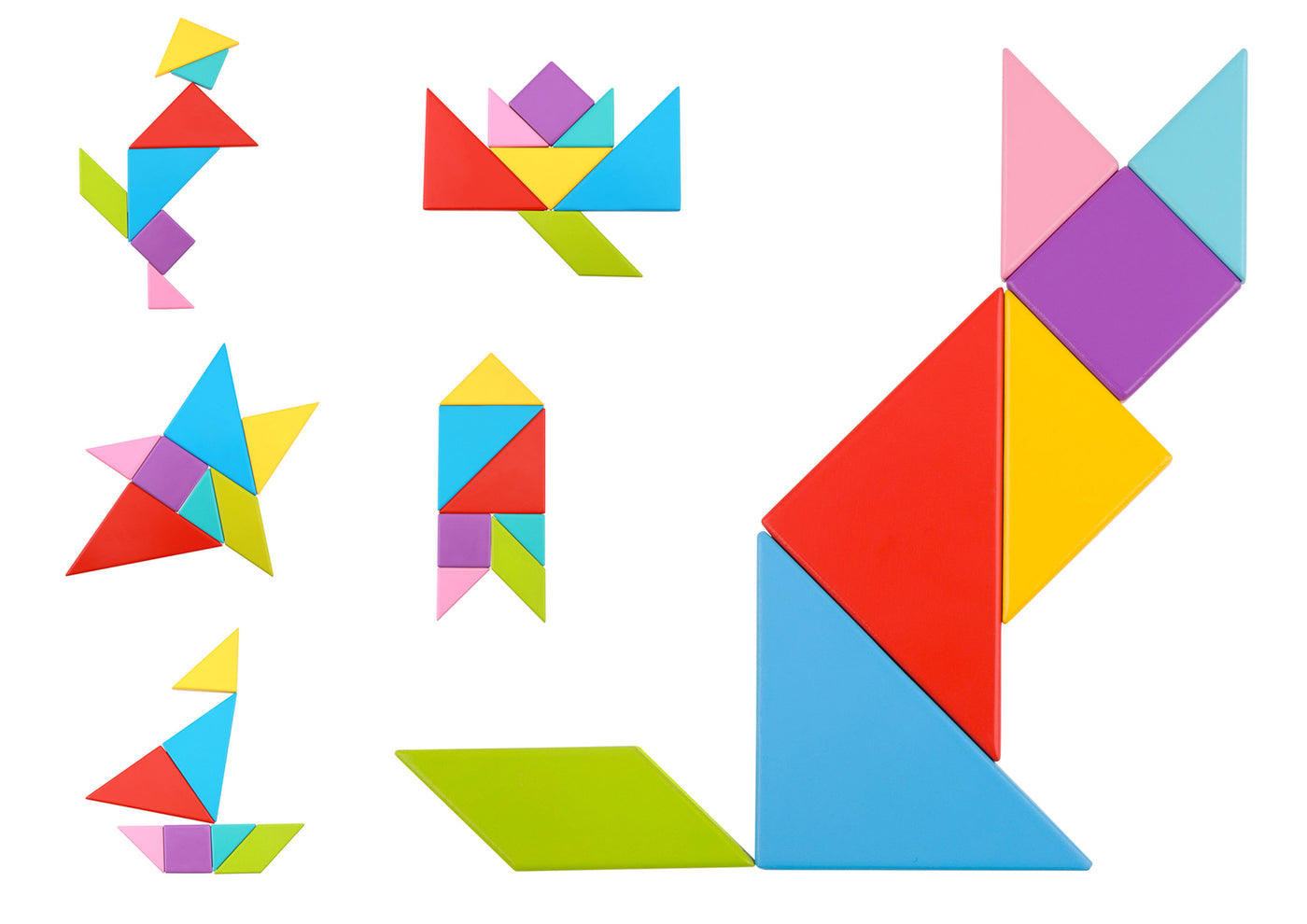 Tangram Play Wooden Brainteaser Game by Tooky Toy - Friends of K