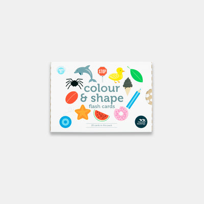 Colour and Shape Flash Cards by Two Little Ducklings - Friends of K