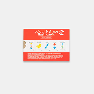 Colour and Shape Flash Cards by Two Little Ducklings - Friends of K