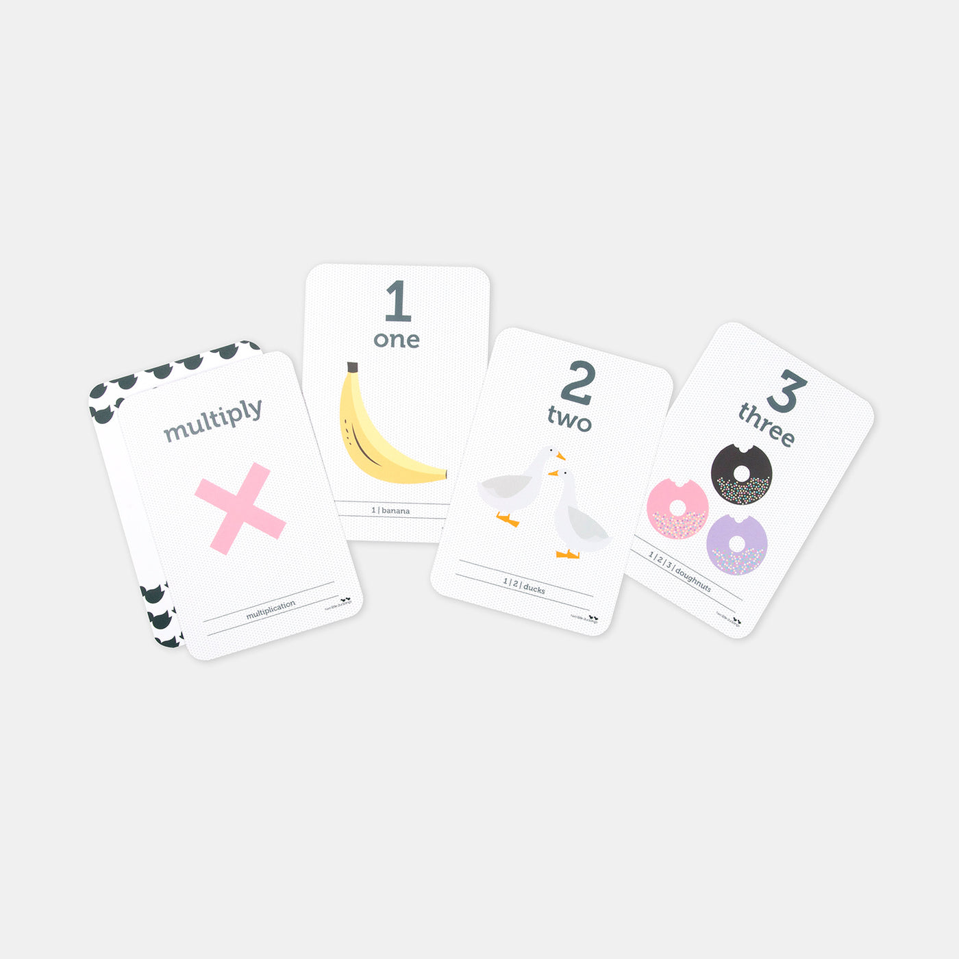 Counting and Math Symbols Flash Cards by Two Little Ducklings - Friends of K