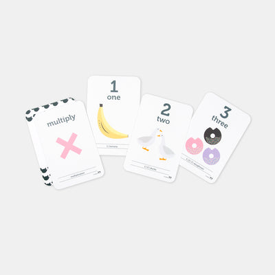 Counting and Math Symbols Flash Cards by Two Little Ducklings - Friends of K
