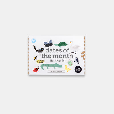 Dates of the Month Flash Cards by Two Little Ducklings - Friends of K