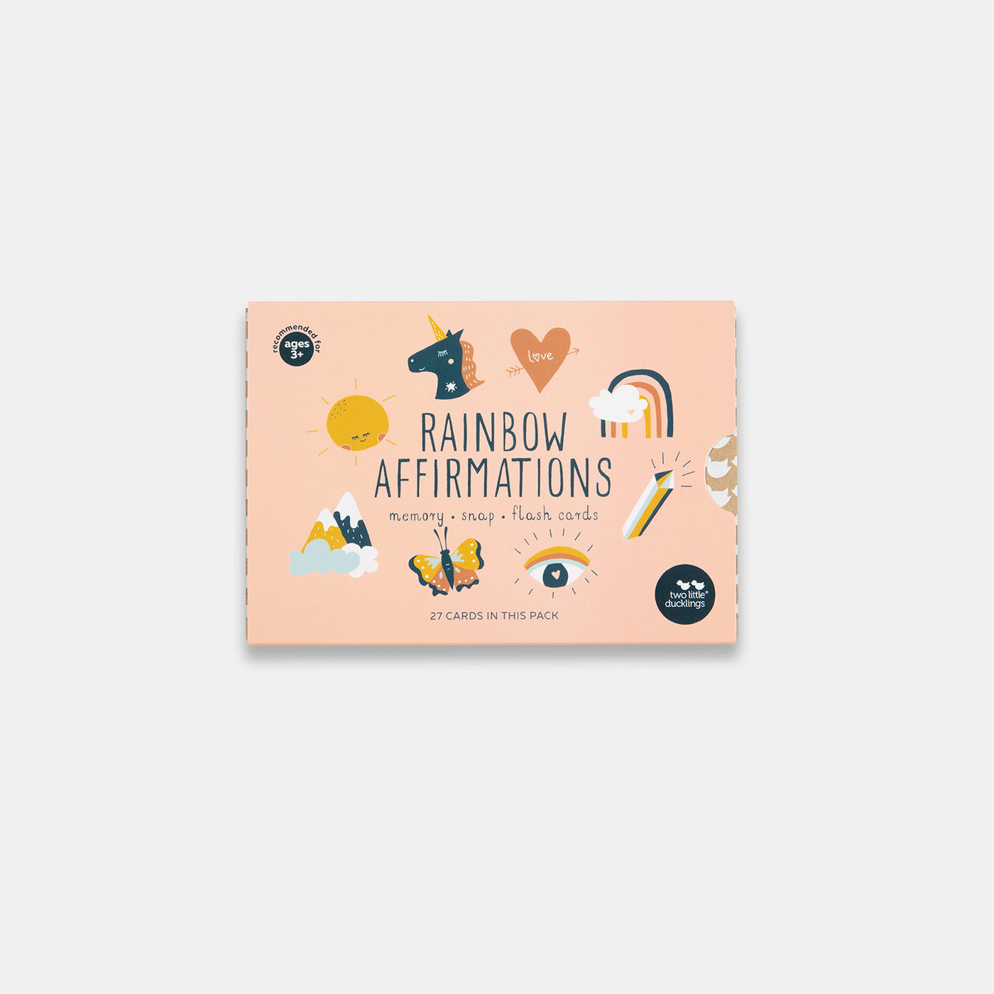 Rainbow Affirmations Snap and Memory Game by Two Little Ducklings - Friends of K