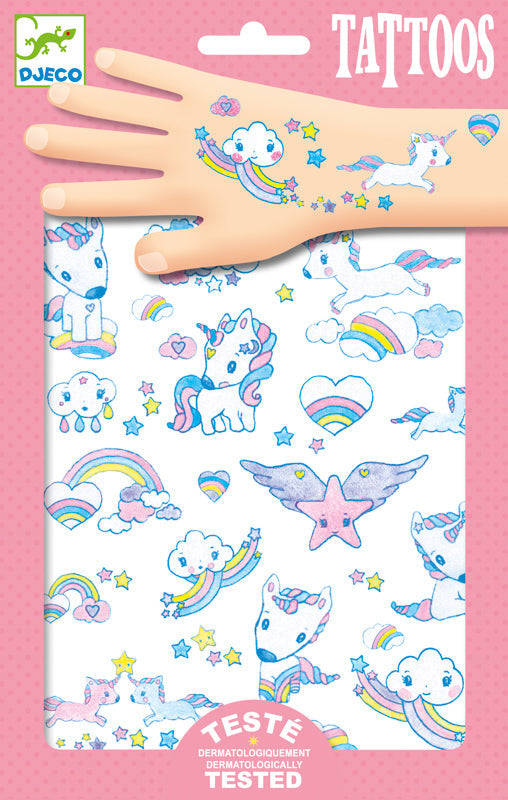 Unicorns Tattoos by Djeco - Friends of K