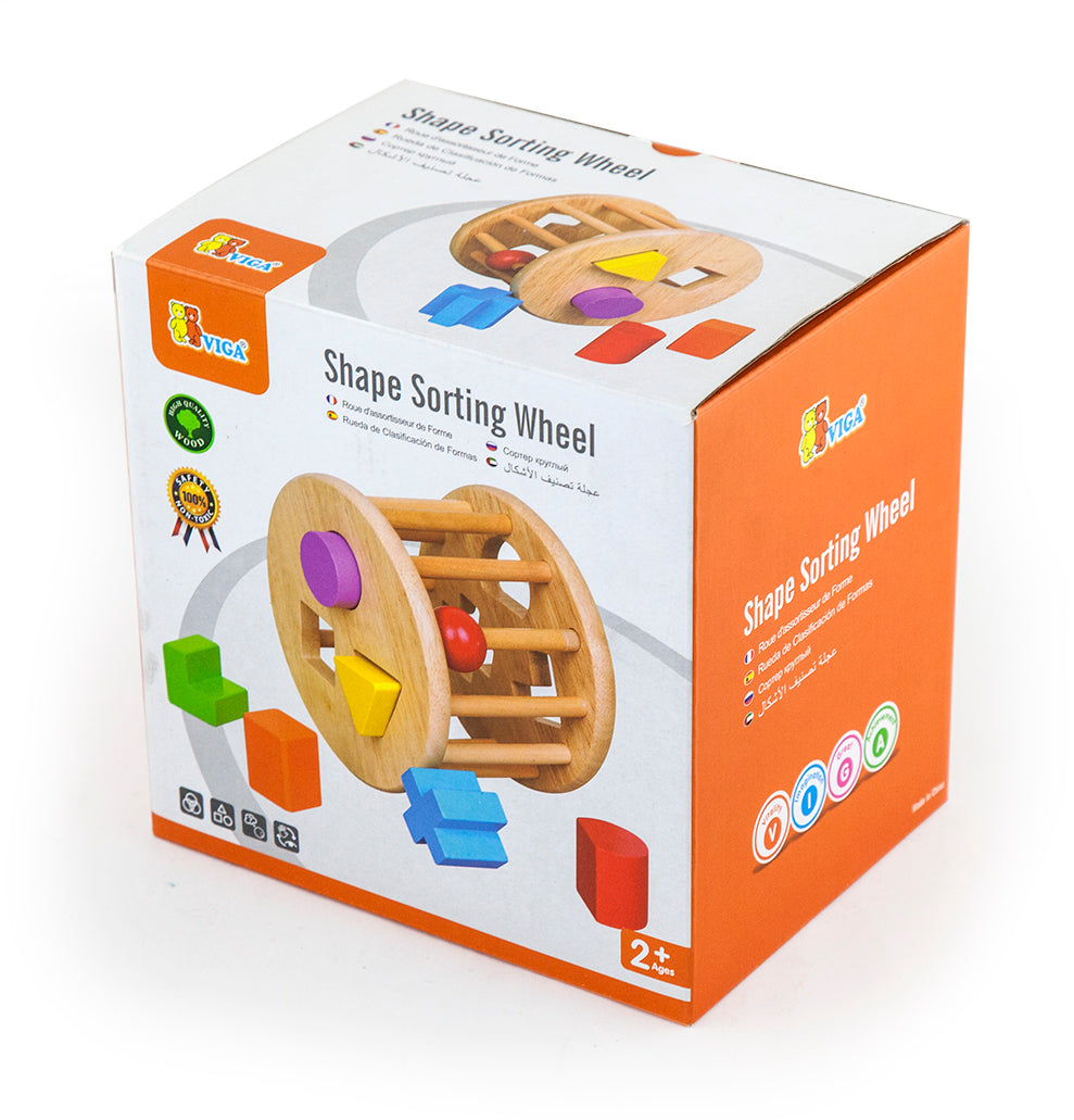 Shape Sorting Wheel by Viga Toys - Friends of K