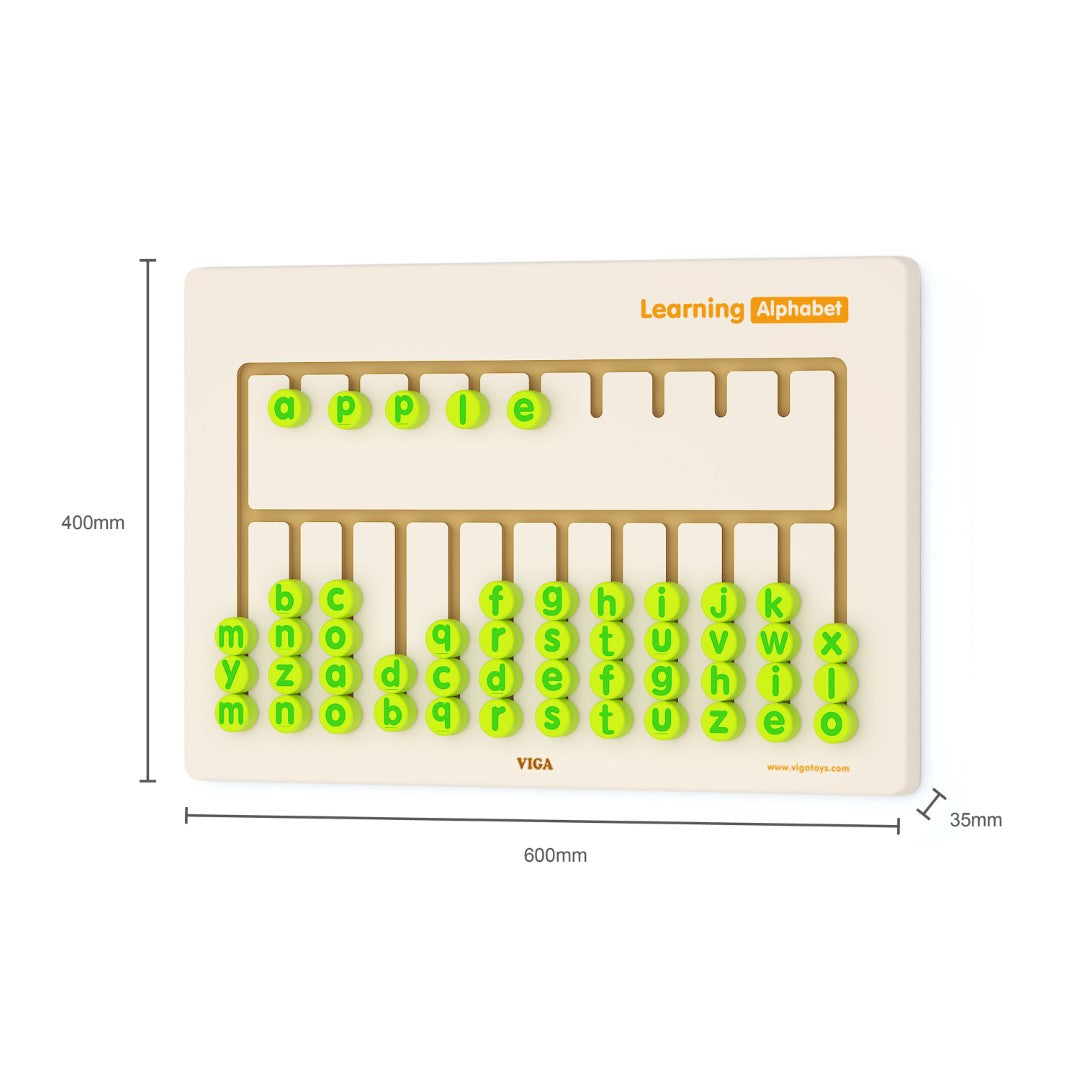 Wall Game-Learning Alphabet by Viga Toys - Friends of K