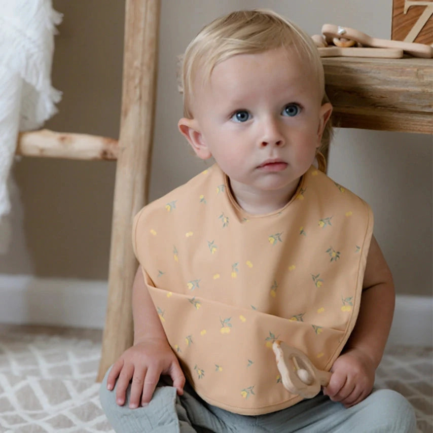 Waterproof Snuggle Bib - Lemon by Snuggle Hunny Kids - Friends of K