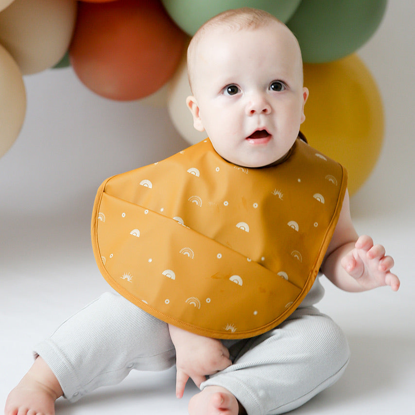 Waterproof Snuggle Bib - Sunrise by Snuggle Hunny Kids - Friends of K