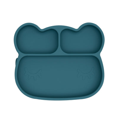 Bear Stickie™ Plate - Blue Dusk by We Might Be Tiny - Friends of K