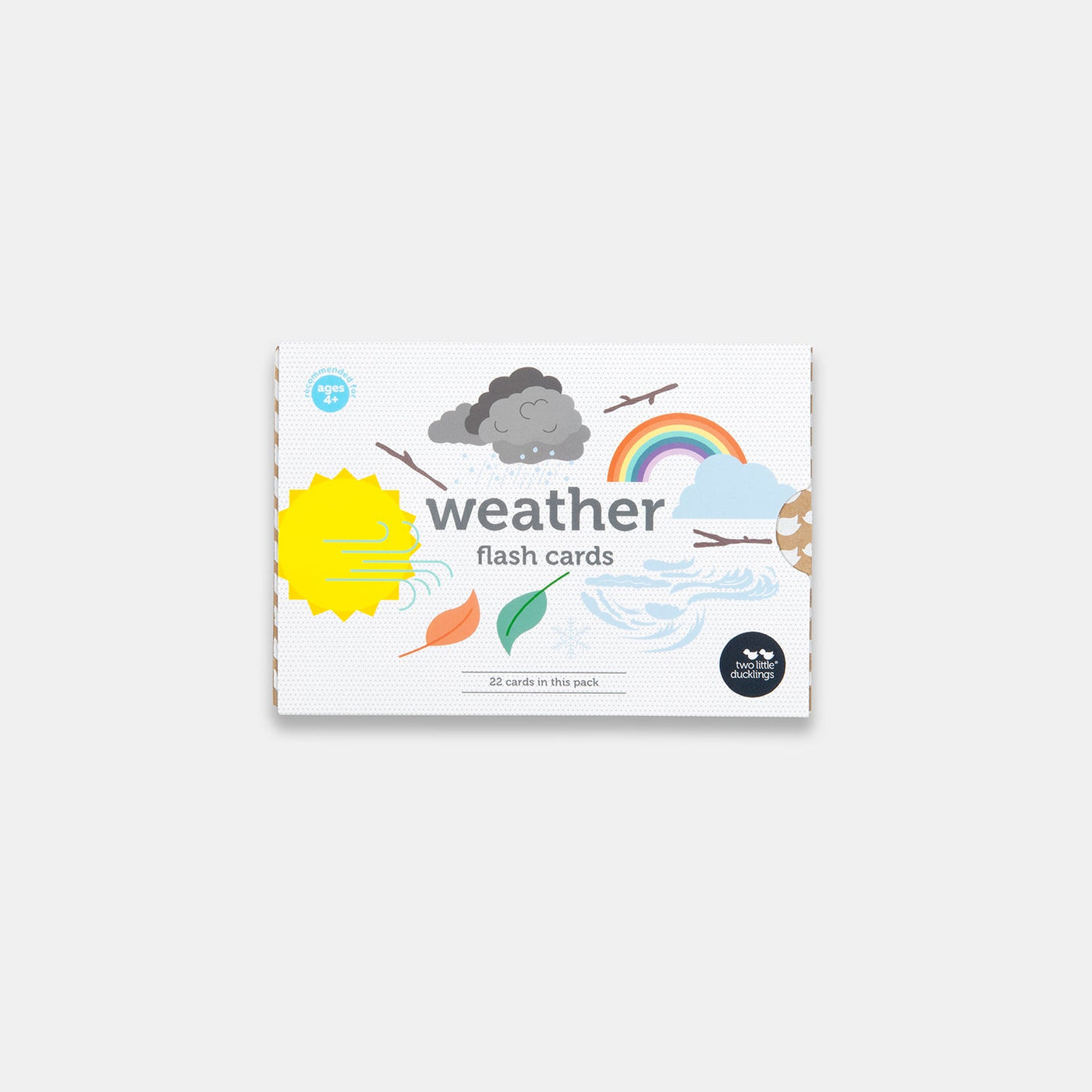 Weather Flash Cards by Two Little Ducklings - Friends of K