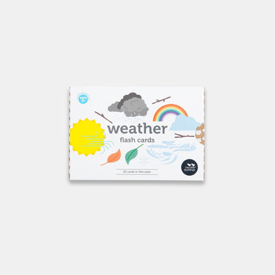 Weather Flash Cards by Two Little Ducklings - Friends of K