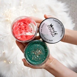 Christmas Tree Playdough (Toffee Apple scented) by Wild Dough Co - Friends of K