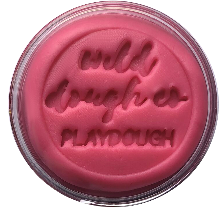 Flamingo Pink Playdough (Tutti Frutti scented) by Wild Dough Co - Friends of K