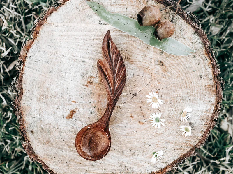 Floating Leaf Spoon by Wild Mountain Child - Friends of K