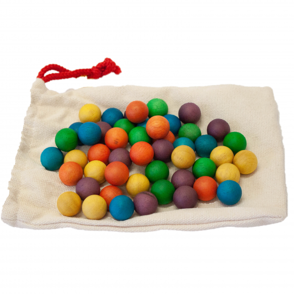 Wooden Balls Set of 50 by QTOYS - Friends of K