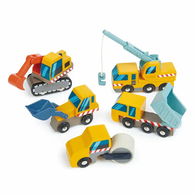 Wooden Construction Car Set by Tender Leaf Toys - Friends of K