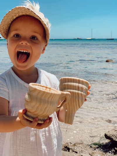 Wooden Funnel & Large Cup set by Explore Nook - Friends of K