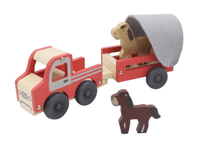 Wooden Truck With Horse Float by Kaper Kidz - Friends of K